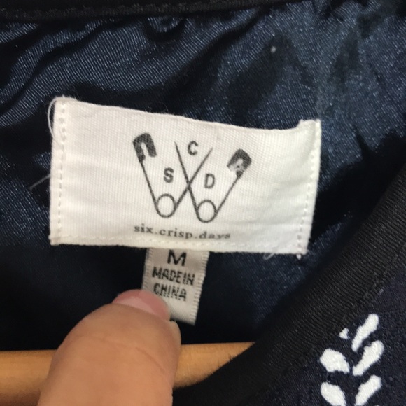 Anthropologie Six Crisp Days sleeveless front slits sheath dress size Medium - Picture 10 of 11